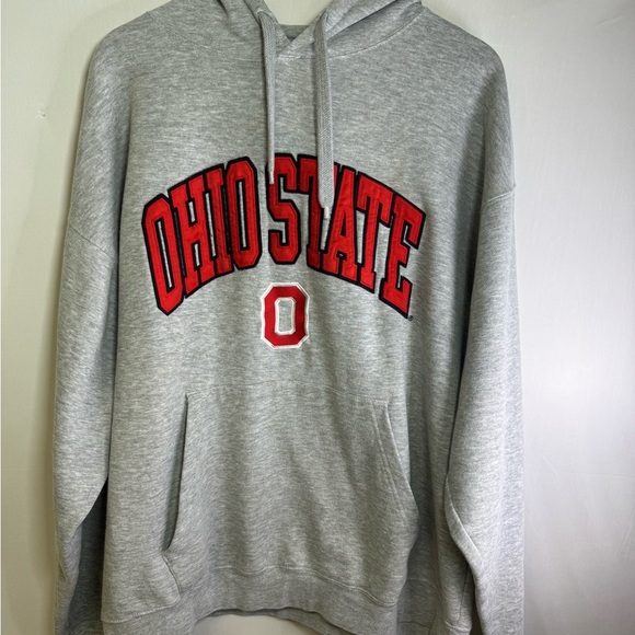 Vintage 90’s Gray Ohio State Football Hoodie - Picture 1 of 6